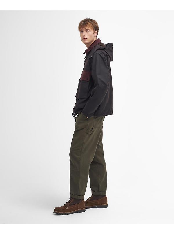 Barbour Men's Re-Engineered Spey Waxed Jacket - Rustic Image 5