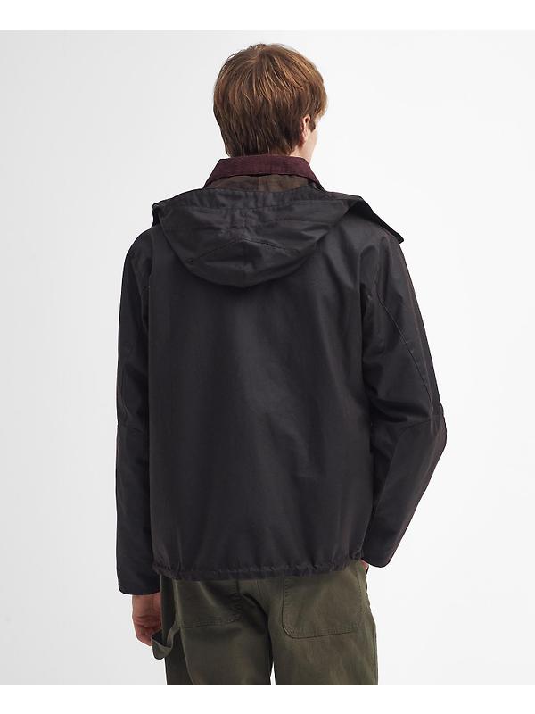 Barbour Men's Re-Engineered Spey Waxed Jacket - Rustic Image 4