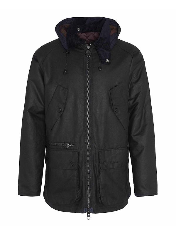 Product image of Barbour Men's Re-Engineered Beaufort Waxed Jacket - Black