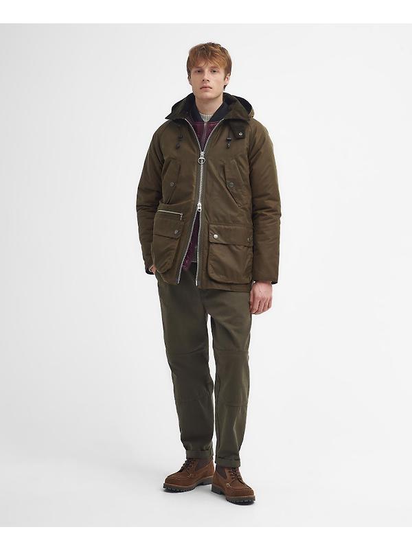 Barbour Men's Re-Engineered Beaufort Waxed Jacket - Beech Image 3