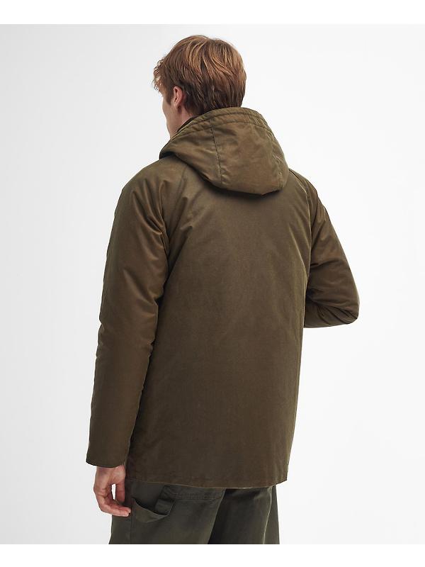 Barbour Men's Re-Engineered Beaufort Waxed Jacket - Beech Image 8