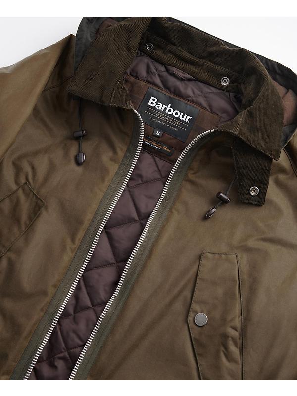 Barbour Men's Re-Engineered Beaufort Waxed Jacket - Beech Image 2