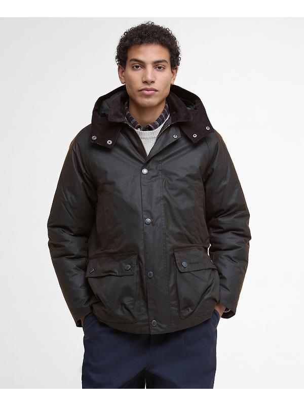 Barbour Men's Modern Beaufort Waxed Jacket - Dark Brown/Midnight Oak Image 2
