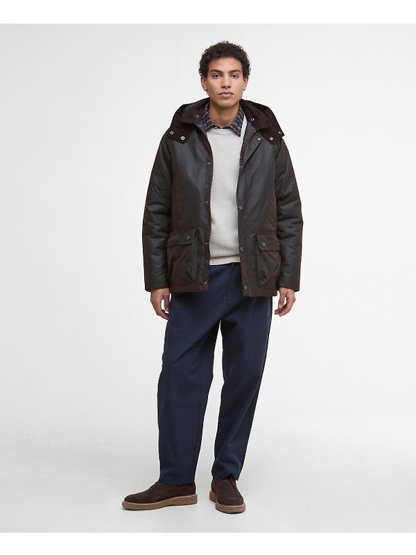 Barbour Men's Modern Beaufort Waxed Jacket - Dark Brown/Midnight Oak Image 3