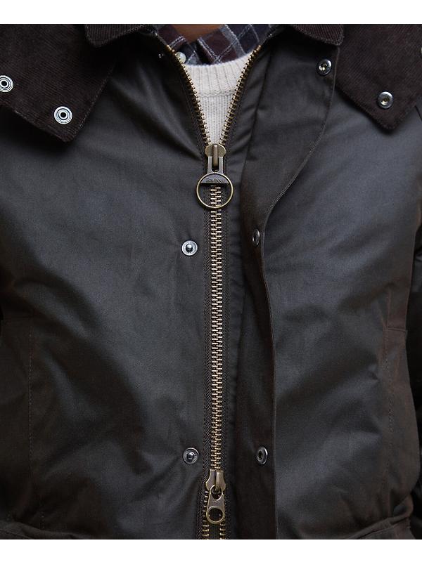 Barbour Men's Modern Beaufort Waxed Jacket - Dark Brown/Midnight Oak Image 6