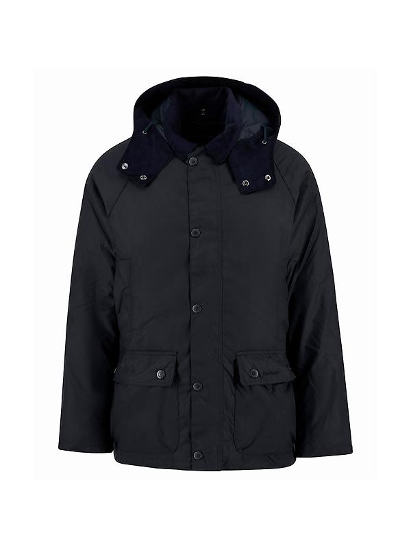 Barbour Men's Modern Beaufort Waxed Jacket - Navy/Midnight Oak Image 1