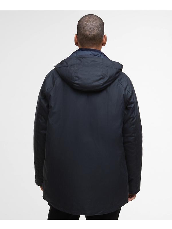 Barbour Men's Modern Beaufort Waxed Jacket - Navy/Midnight Oak Image 4