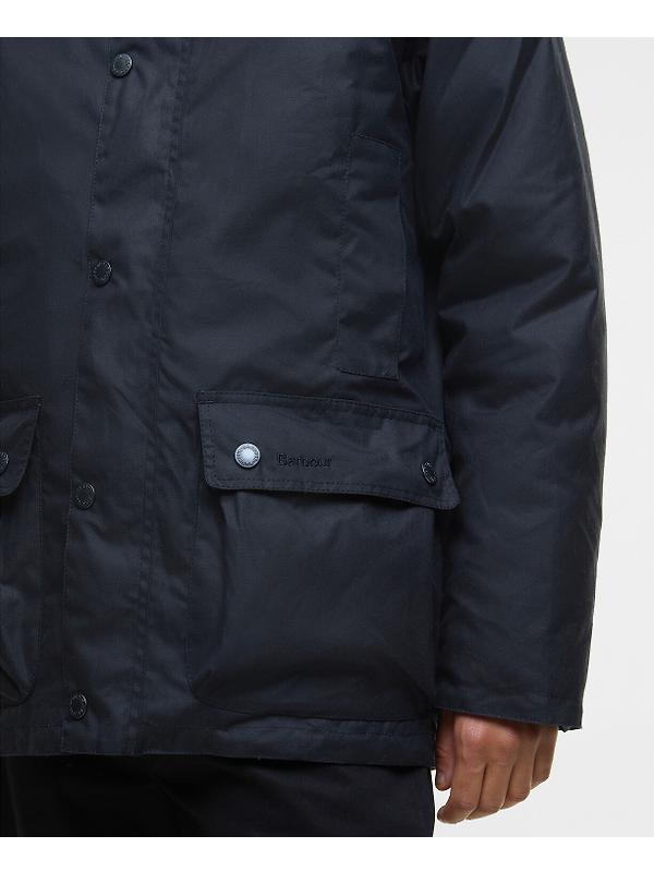 Barbour Men's Modern Beaufort Waxed Jacket - Navy/Midnight Oak Image 7