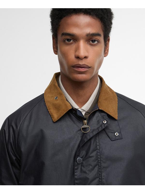 Barbour Men's Modern Bedale Wax Jacket - Royal Navy/Highland Loch Image 5