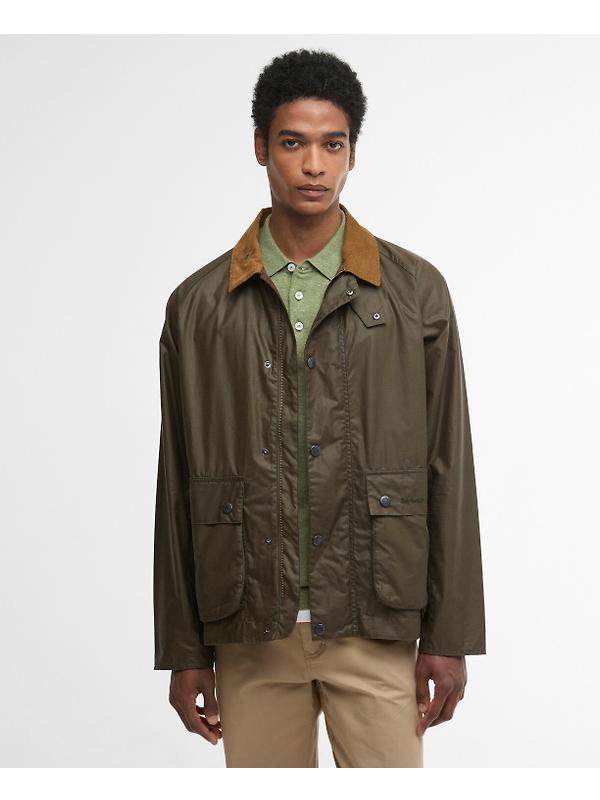 Barbour Men's Modern Bedale Wax Jacket - Beech/Highland Loch Image 2