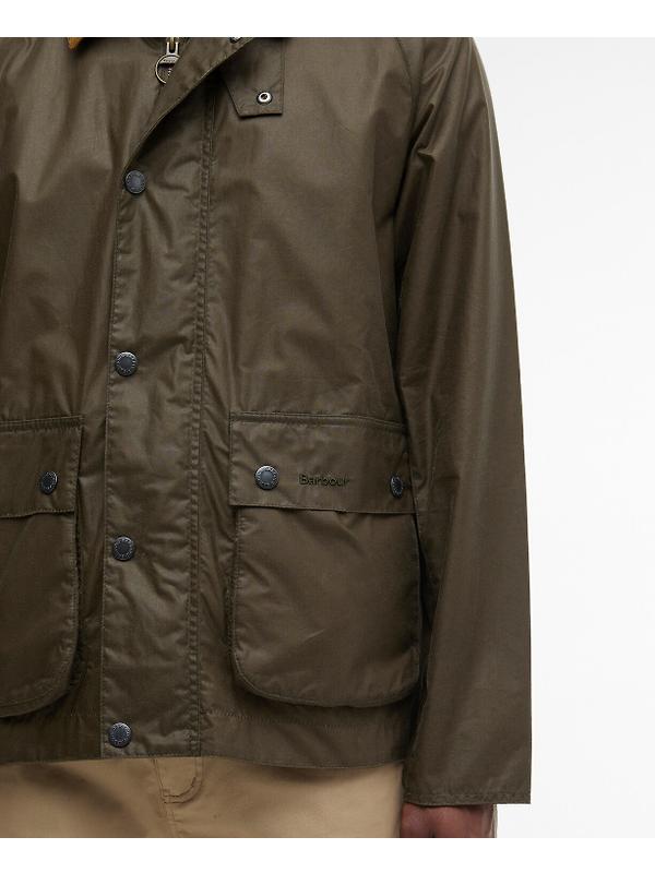 Barbour Men's Modern Bedale Wax Jacket - Beech/Highland Loch Image 7