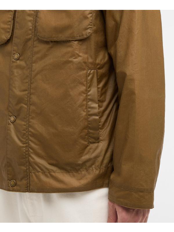 Barbour International Men's Merton Wax Jacket - Sand Image 7