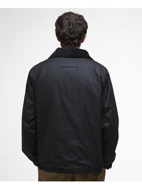 Barbour Men's Re-Engineered Utility Bedale Wax Jacket - Black Image 4