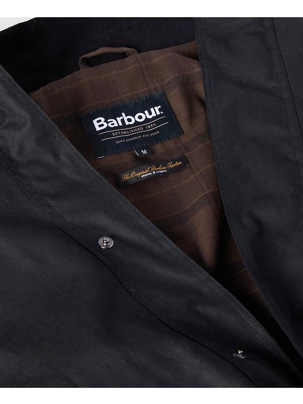 Barbour Men's Re-Engineered Utility Bedale Wax Jacket - Black Image 8