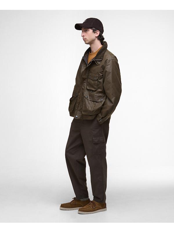 Barbour Men's Re-Engineered Utility Bedale Wax Jacket - Beech Image 3