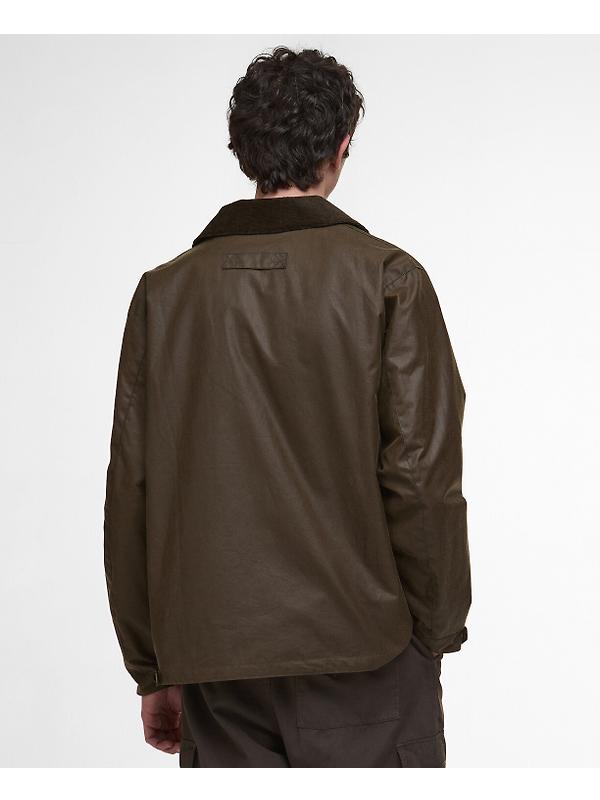 Barbour Men's Re-Engineered Utility Bedale Wax Jacket - Beech Image 4