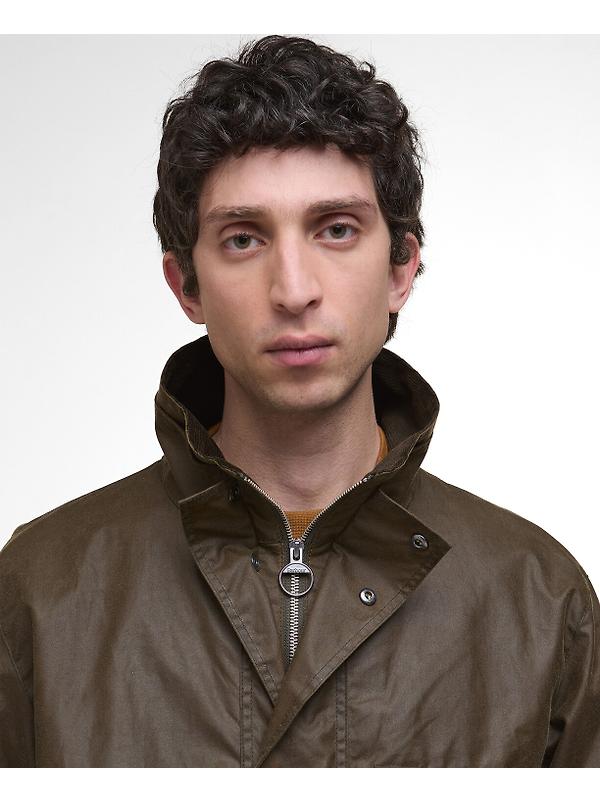 Barbour Men's Re-Engineered Utility Bedale Wax Jacket - Beech Image 5
