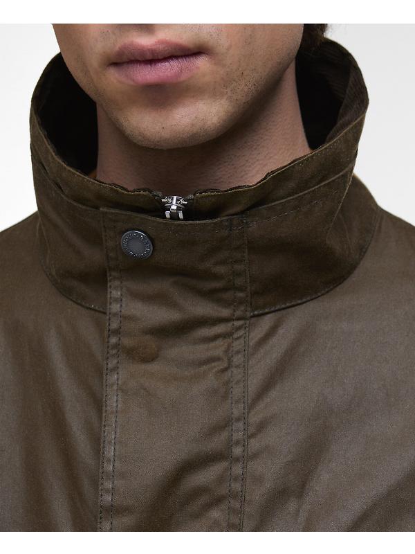 Barbour Men's Re-Engineered Utility Bedale Wax Jacket - Beech Image 6
