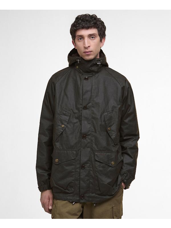 Barbour Men's Re-Engineered Endurance Mountain Wax Parka - Olive Image 2