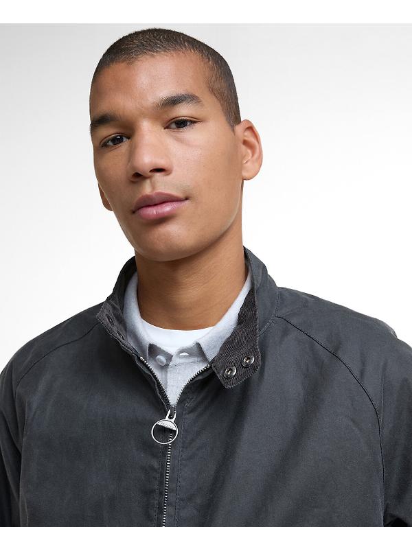 Barbour Men's Royston Wax Jacket - Grey Image 5