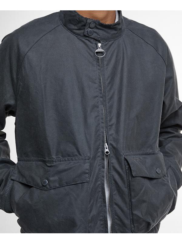 Barbour Men's Royston Wax Jacket - Grey Image 6