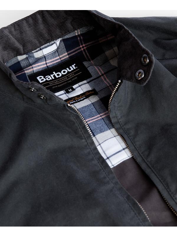 Barbour Men's Royston Wax Jacket - Grey Image 8