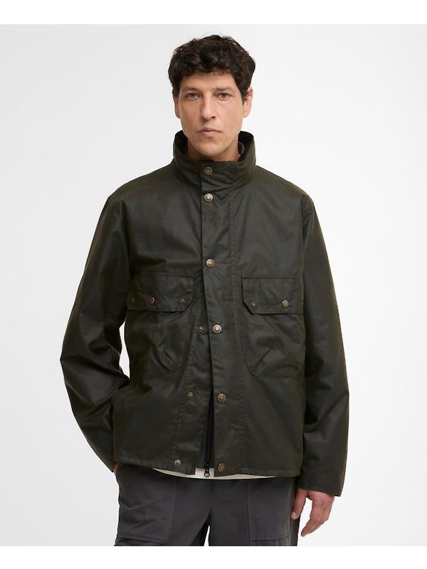 Barbour Men's Re-Engineered Ridley Wax Jacket - Archive Olive Image 2