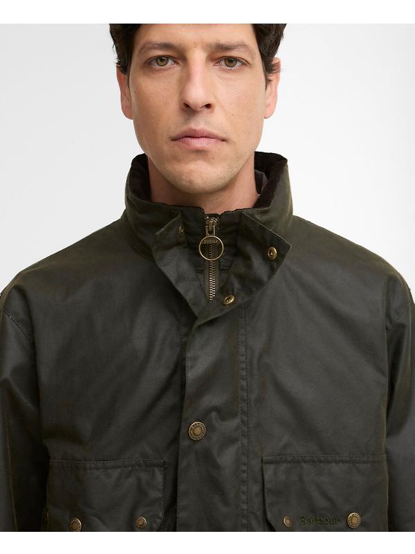 Barbour Men's Re-Engineered Ridley Wax Jacket - Archive Olive Image 5