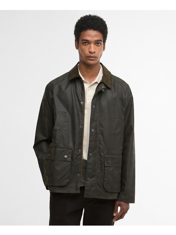 Barbour Men's Tartan Ambleside Wax Jacket - Archive Olive Tartan Image 2