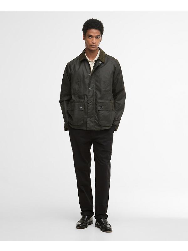 Barbour Men's Tartan Ambleside Wax Jacket - Archive Olive Tartan Image 3