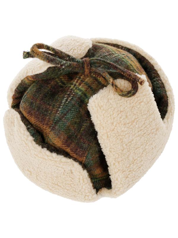 Stetson Meadville Bomber Aviator Hat - Green/Dark Orange Image 2