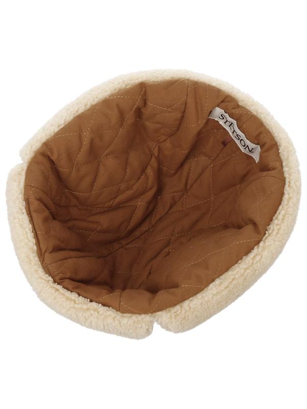 Stetson Meadville Bomber Aviator Hat - Green/Dark Orange Image 3