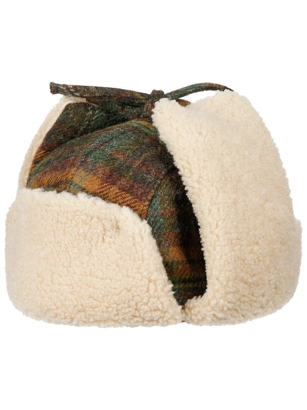 Stetson Meadville Bomber Aviator Hat - Green/Dark Orange Image 7