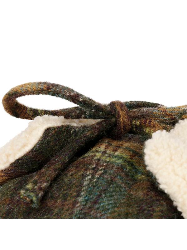 Stetson Meadville Bomber Aviator Hat - Green/Dark Orange Image 9