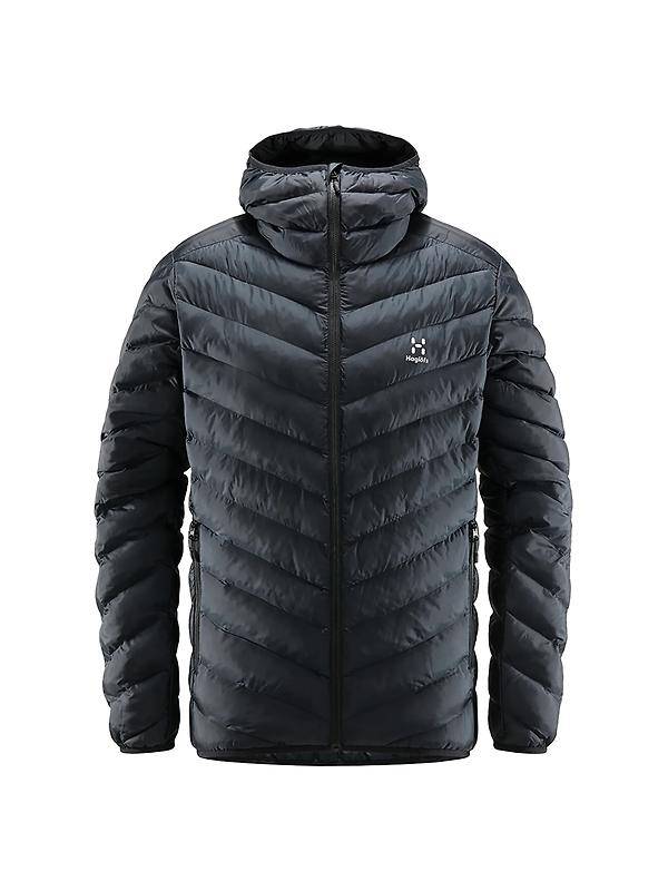 Haglöfs Men's Särna Mimic Hooded Jacket - True Black Product Image