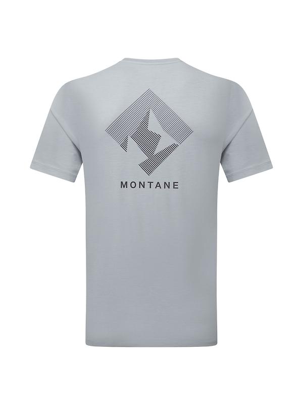 Montane Men's Alhena Mountain 25 T-Shirt - Pebble Blue Image 7