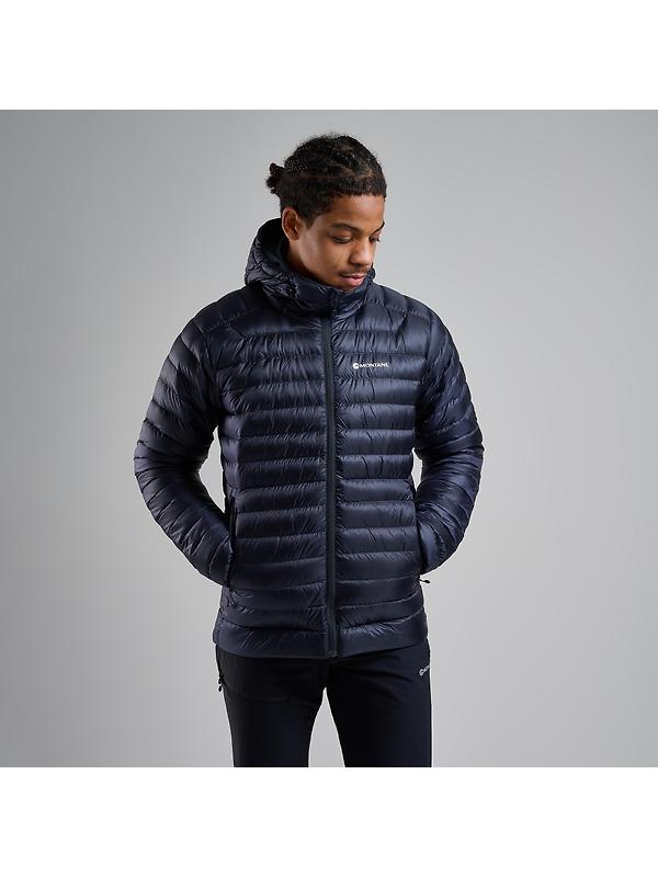 Montane Men's Anti-Freeze Hooded Down Jacket - Eclipse Blue Image 2