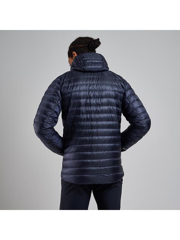 Montane Men's Anti-Freeze Hooded Down Jacket - Eclipse Blue Image 3