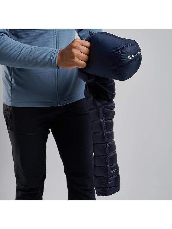 Montane Men's Anti-Freeze Hooded Down Jacket - Eclipse Blue Image 7