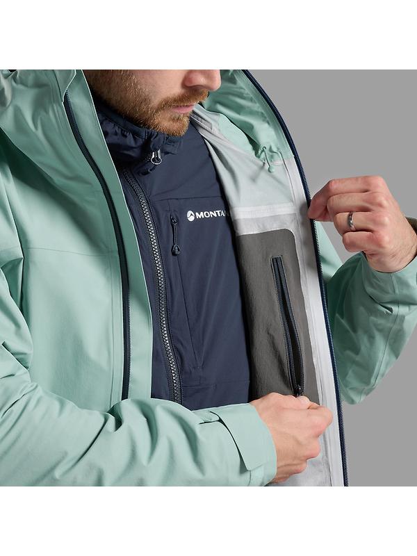 Montane Men's Cetus Waterproof Jacket - Sea Mist Image 7