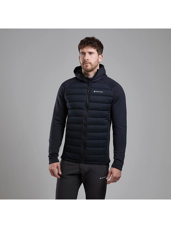 Montane Men's Composite Hooded Down Jacket - Black Image 2