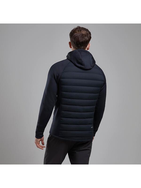 Montane Men's Composite Hooded Down Jacket - Black Image 3