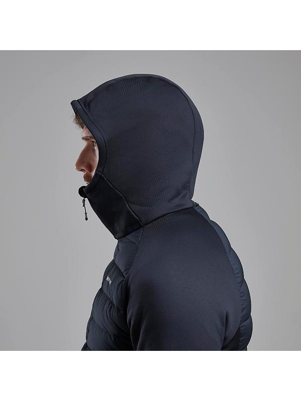 Montane Men's Composite Hooded Down Jacket - Black Image 4