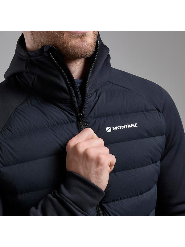 Montane Men's Composite Hooded Down Jacket - Black Image 5