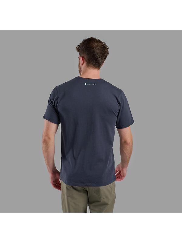 Montane Men's Dual Mountain T-Shirt - Eclipse Blue Image 3