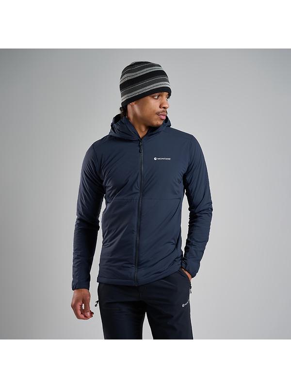 Montane Men's Fireball Lite Insulated Hooded Jacket - Eclipse Blue Image 2