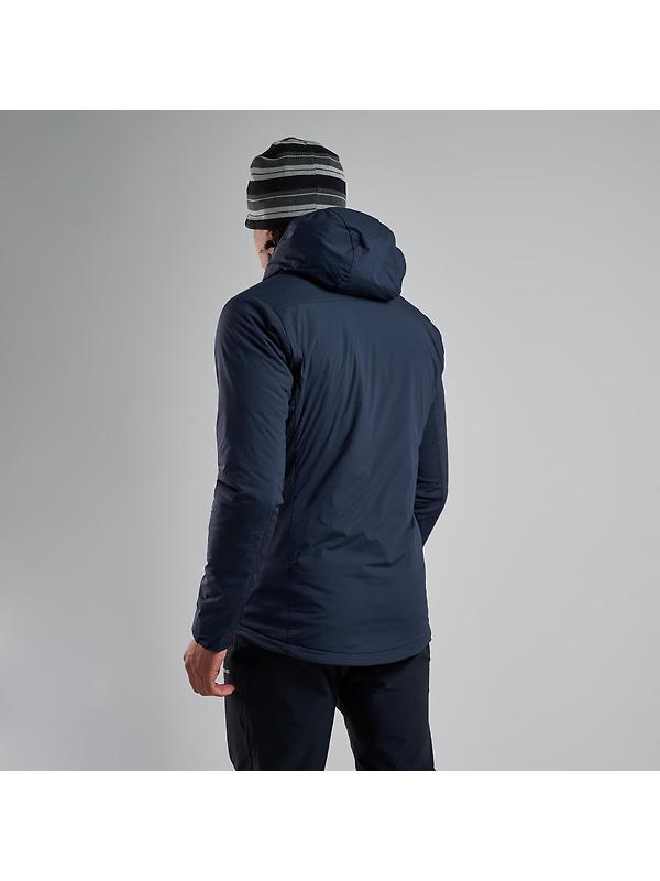 Montane Men's Fireball Lite Insulated Hooded Jacket - Eclipse Blue Image 3