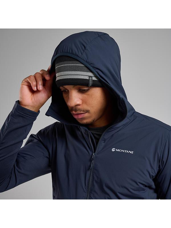 Montane Men's Fireball Lite Insulated Hooded Jacket - Eclipse Blue Image 4