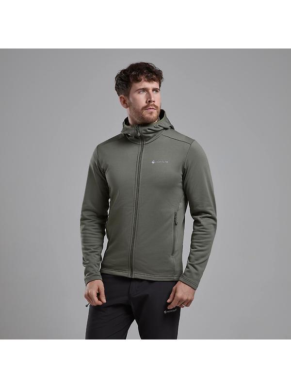 Montane Men's Protium Hooded Fleece Jacket - Caper Image 2