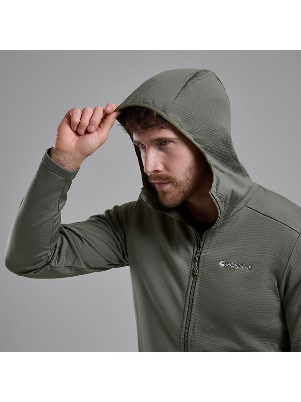 Montane Men's Protium Hooded Fleece Jacket - Caper Image 4